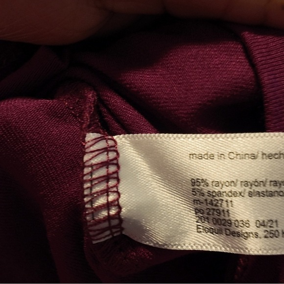 Eloquii Elements Mock Neck Puff Sleeve Blouse – Loose Fit Size 14/16 - Picture 4 of 7